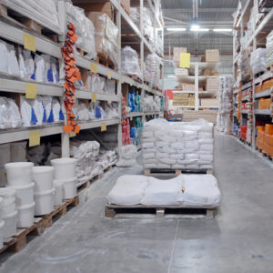 Warehouse shop of building materials